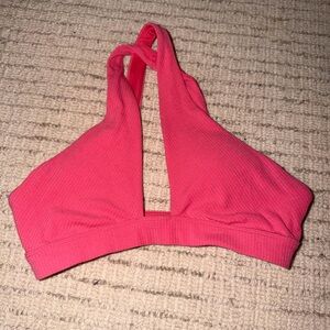 ALO Yoga Pink Halter Bralette